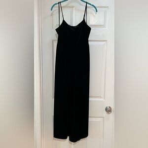 Urban Outfitters Black velvet romper.  Size M